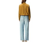 Camicia donna stile texano con frange