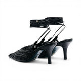 Slingback donna intrecciate Handcraft Minimal Shape