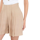 Short donna con pieghe