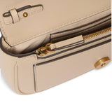 Borsa a spalla piccola Love Bag Pocket in pelle con fibbia gioiello