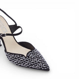 Slingback donna full strass