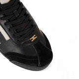 Sneaker donna in pelle con dettaglio logo