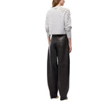Maglione donna in misto lana e alpaca con motivo gioiello