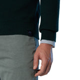 Maglia uomo con lavorazione a nido d'ape