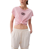 T-shirt con dettagli gioiello