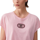 T-shirt con dettagli gioiello