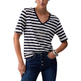 T-shirt donna a righe