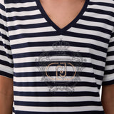 T-shirt donna a righe