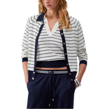 Cardigan donna a righe
