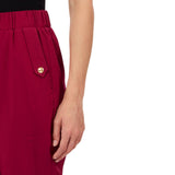 Pantaloni slim fit con risvolto