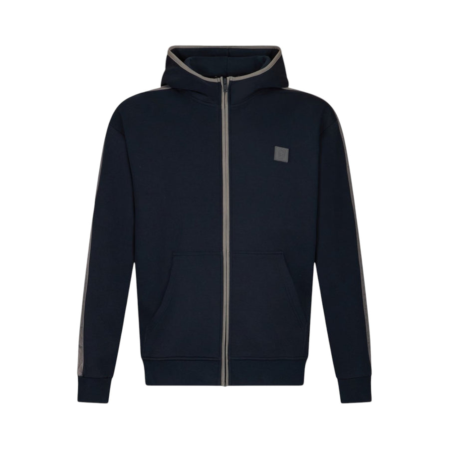 Felpa uomo con cappuccio e zip