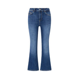Jeans donna bootcut con strass
