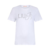 T-shirt donna con applicazioni