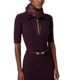 Sciarpa donna con pattern logo