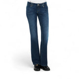 Jeans donna bootcut a vita bassa