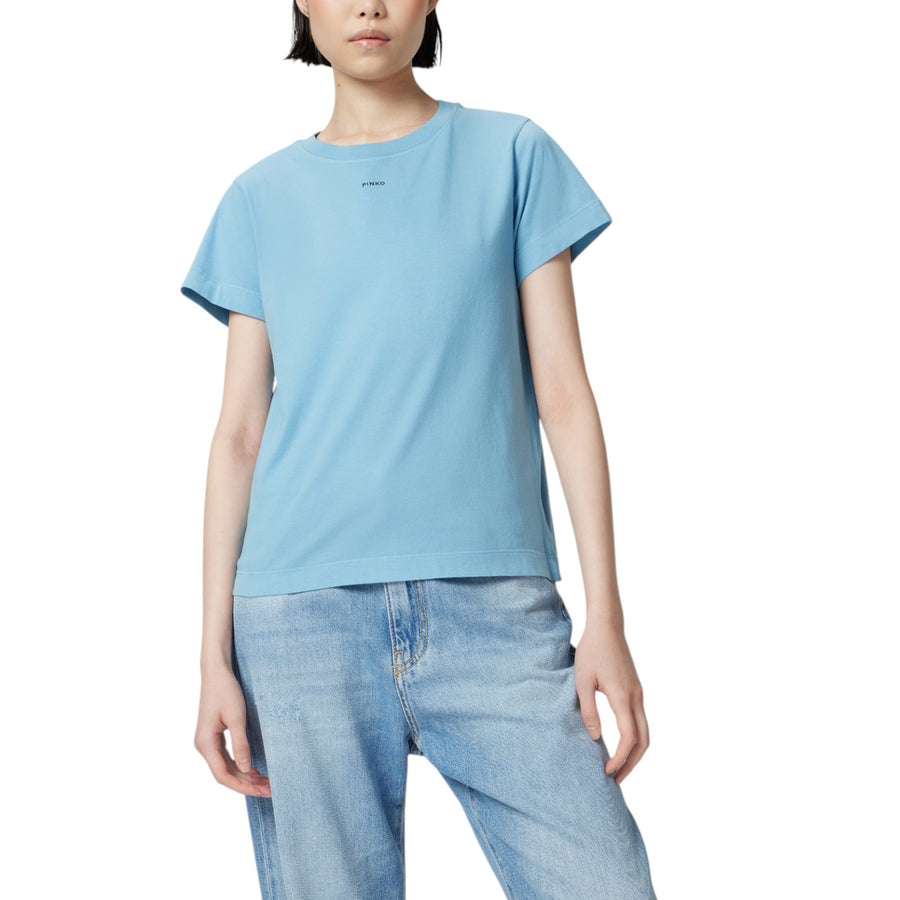 T-shirt donna mini logo PINKO