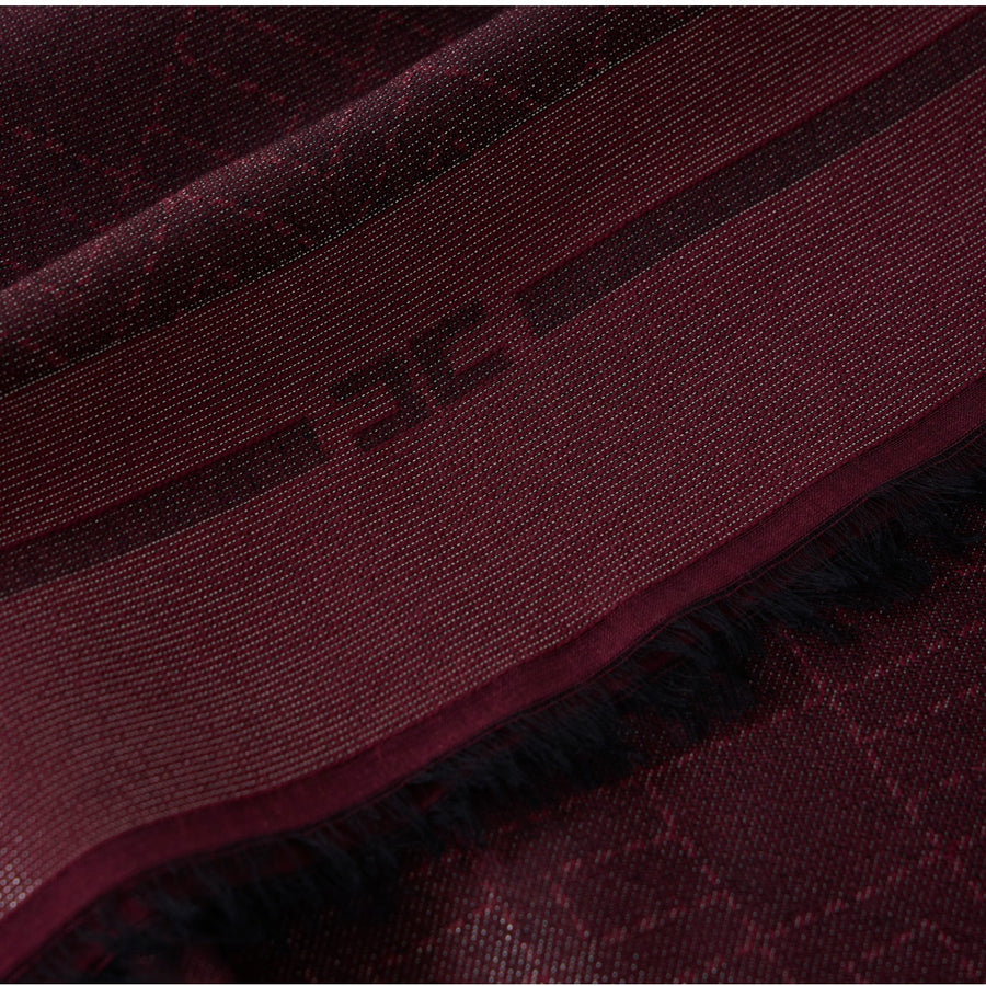 Sciarpa donna con pattern logo