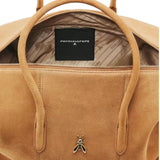 Borsa donna a bauletto New Business grande in suede