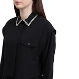 Camicia donna con strass