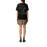T-shirt donna More Strass Less Stress