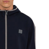 Felpa uomo con cappuccio e zip