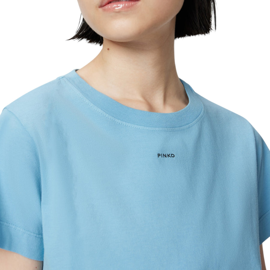 T-shirt donna mini logo PINKO