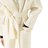 Cappotto donna in panno double di lana