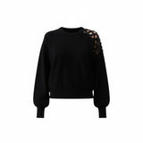 Maglia donna con ricamo gioiello