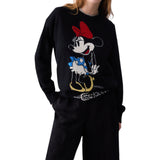 Maglia donna jacquard in lana mrs mouse
