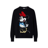 Maglia donna jacquard in lana mrs mouse
