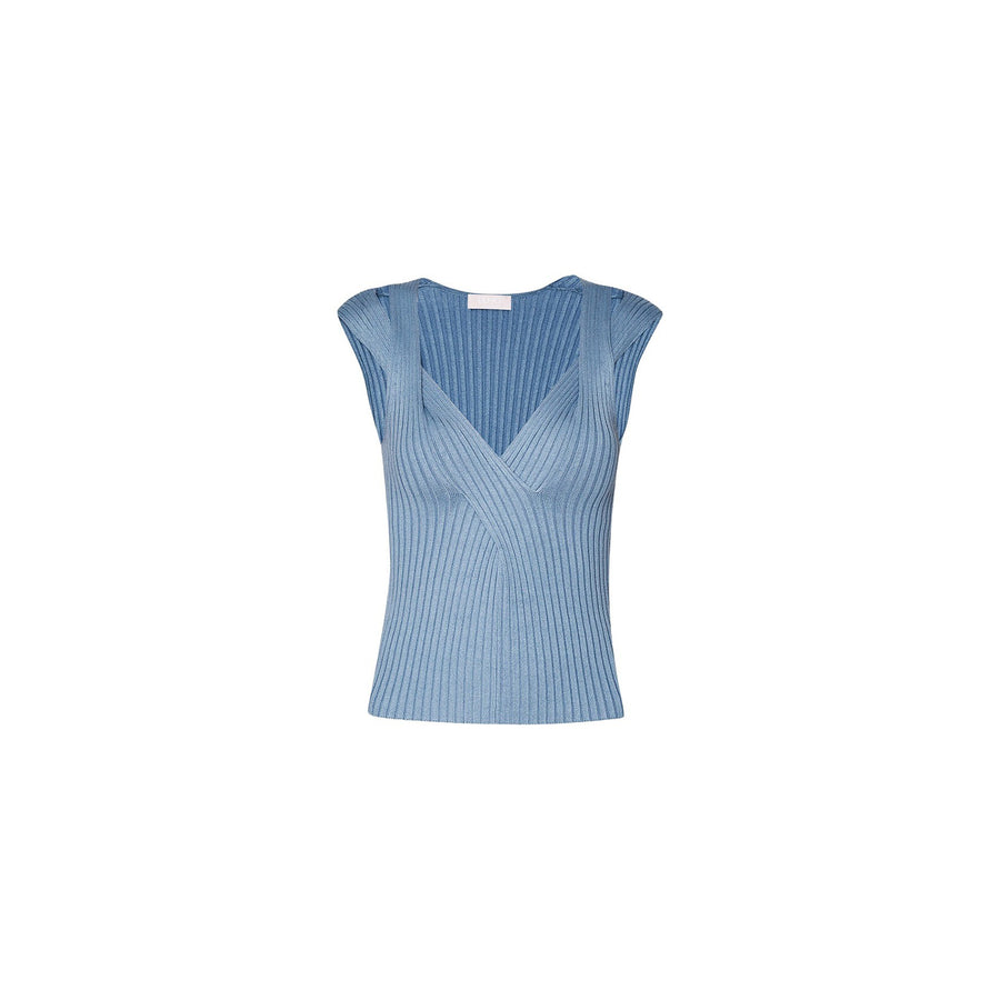 Top donna in maglia