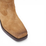 Stivaletti texani in suede