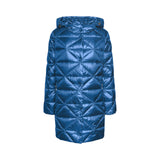 Piumino donna trapuntato con cappuccio