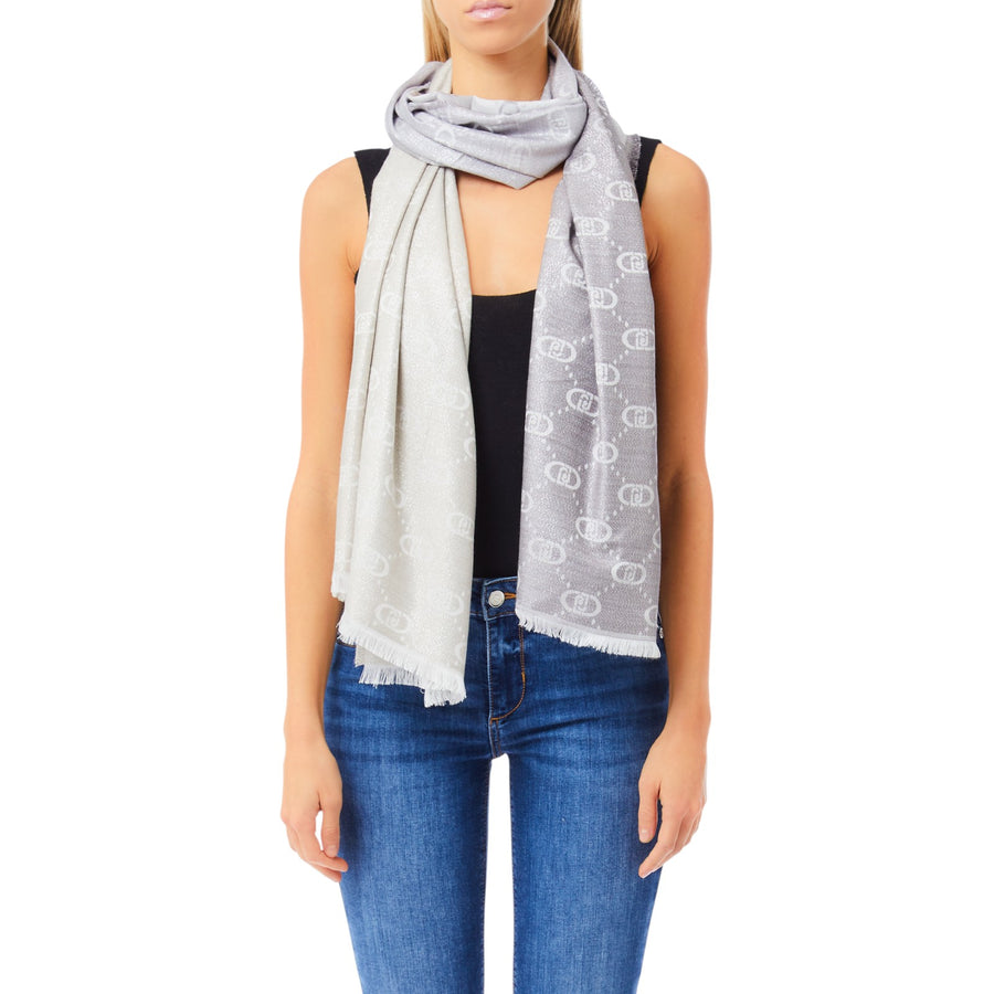 Sciarpa donna con logo monogram