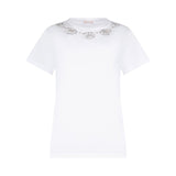 T-shirt donna con ricami gioiello