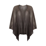 Poncho donna iridescente