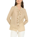 Camicia donna in maglia lurex®