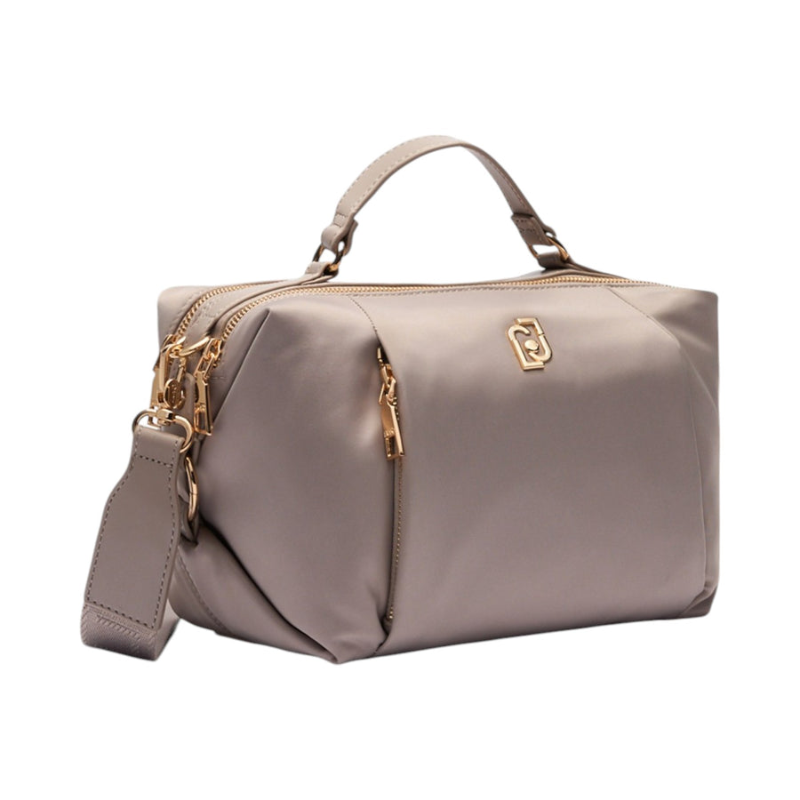 Borsa donna beige a mano