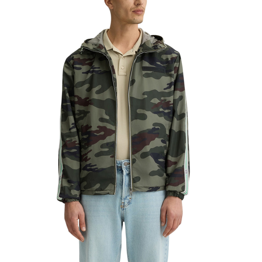 Giacca a vento camouflage