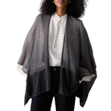 Poncho donna iridescente