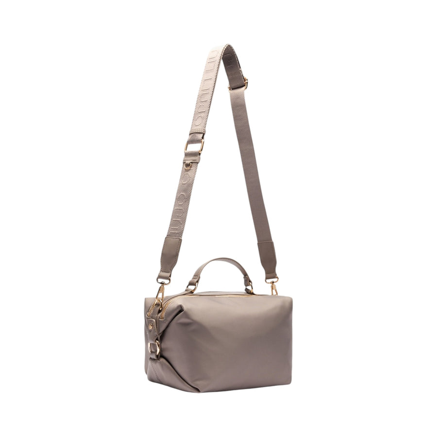 Borsa donna beige a mano