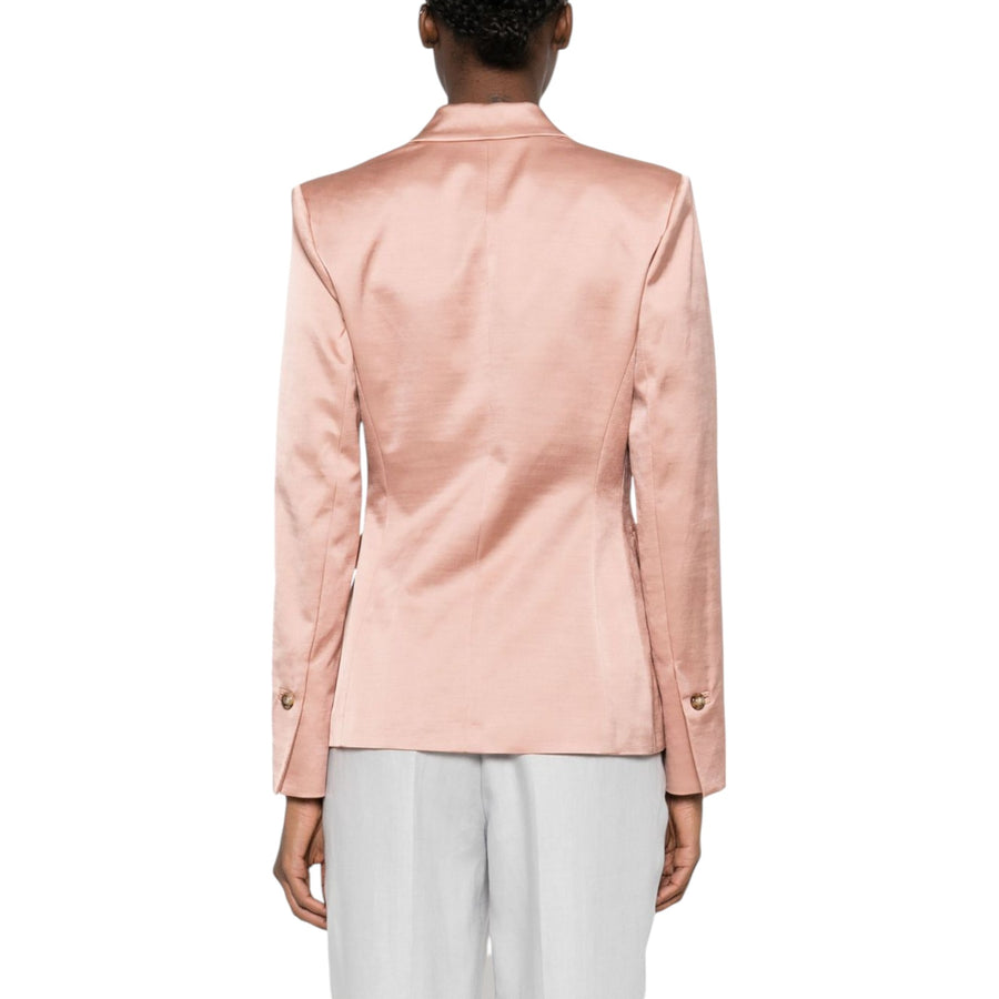 Blazer donna doppiopetto in misto cotone
