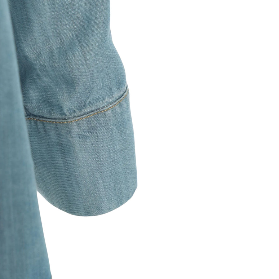 Camicia donna in denim lyocell