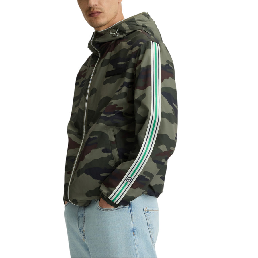 Giacca a vento camouflage