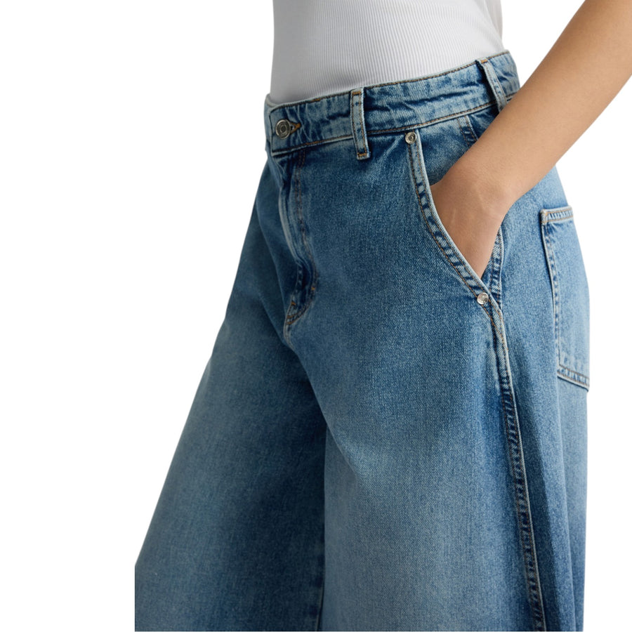 Jeans donna flare a vita alta