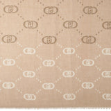 Stola uomo in maglia con logo