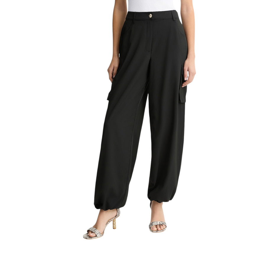 Pantaloni donna cargo neri