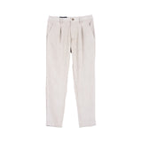 Pantaloni uomo regular-fit in velluto fluido a coste