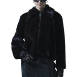 Cappotto donna corto in similpelliccia