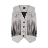 Gilet donna con frange